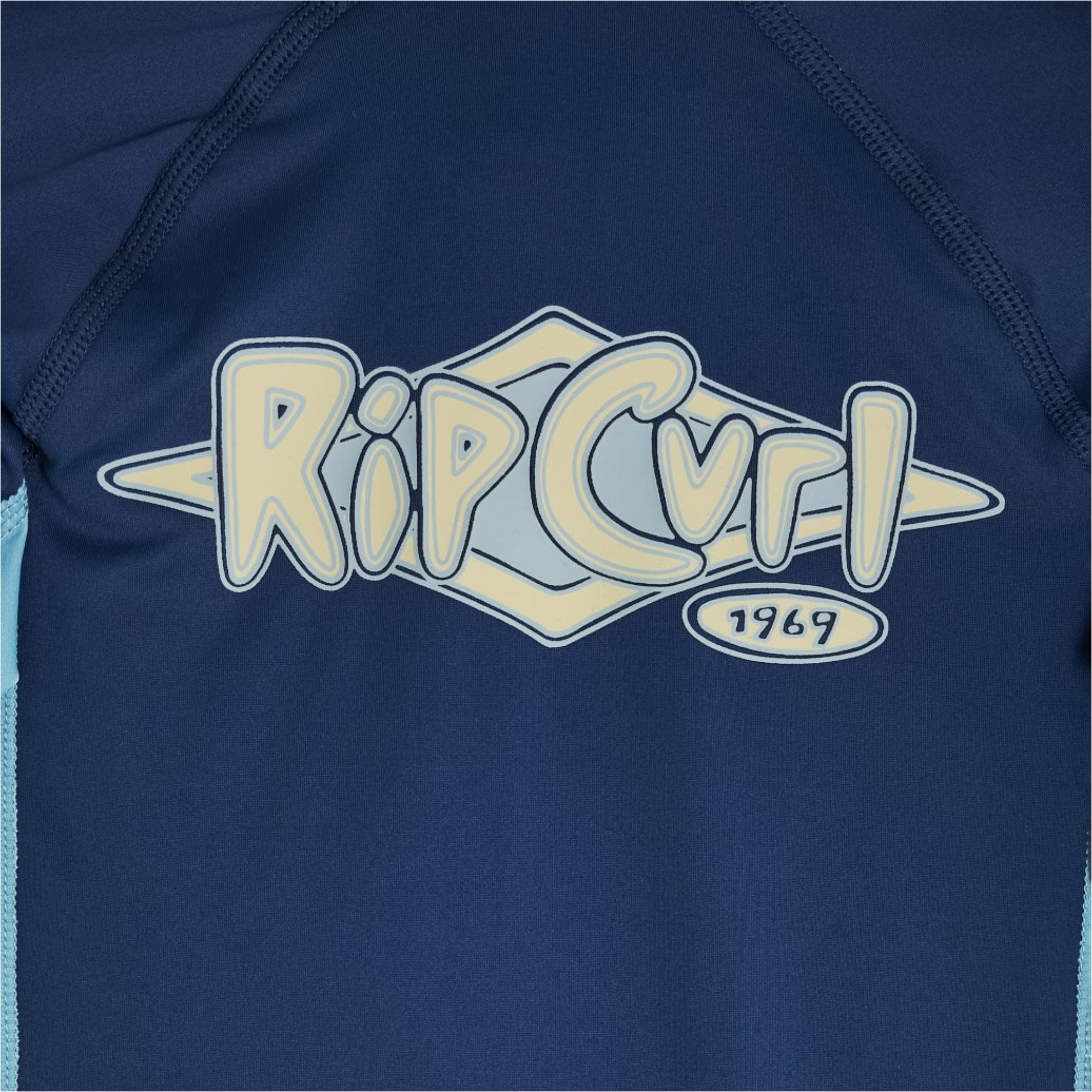 2026 Rip Curl Junior Ride The Wave UPF Long Sleeve Sunsuit 129TRV - Light Navy